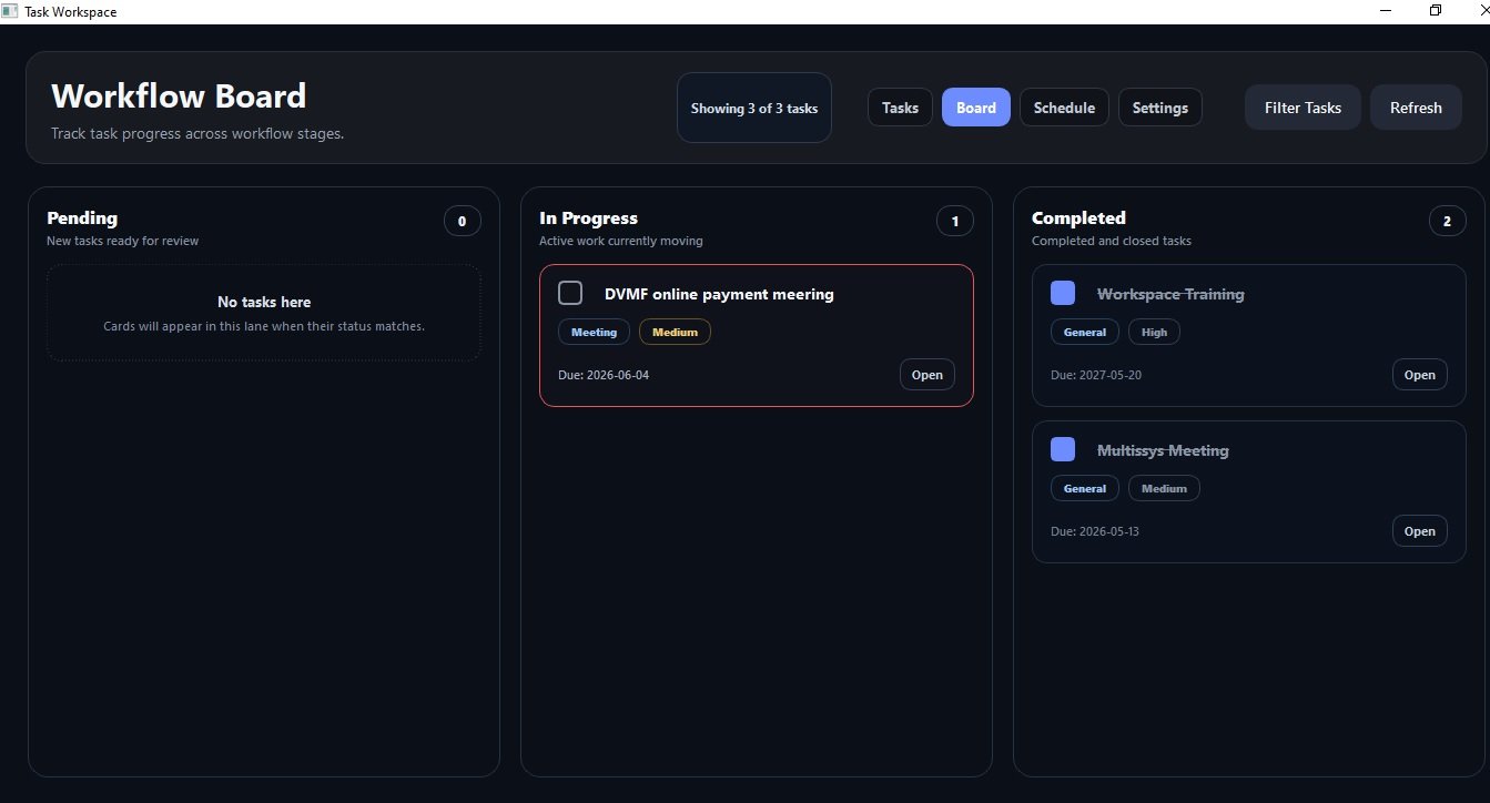 Task Workspace Manager screenshot preview